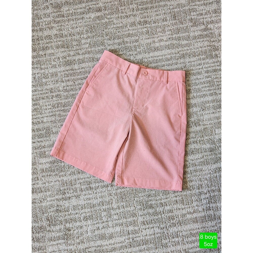 Vineyard Vines Performance Club Boy's Salmon Pink Chino Shorts Size 8